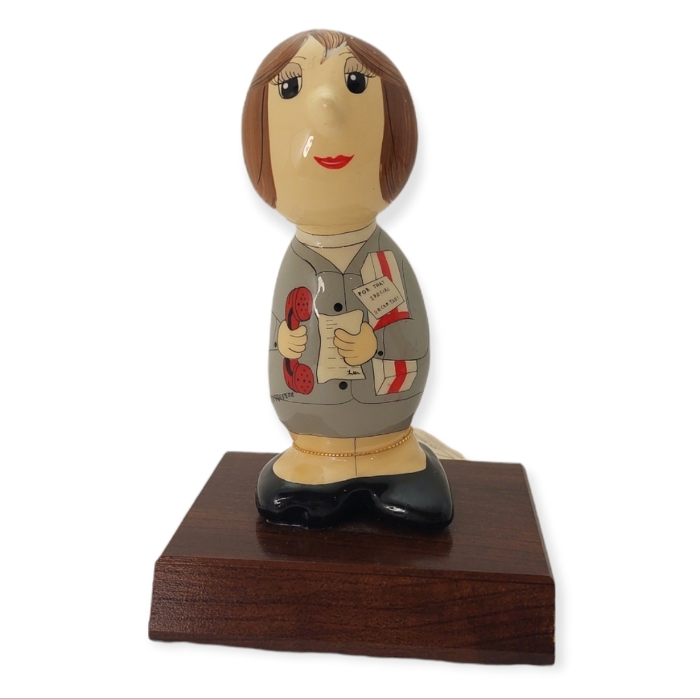 Rock Heads The Secretary Figurine Paper weight Collectible Career Company